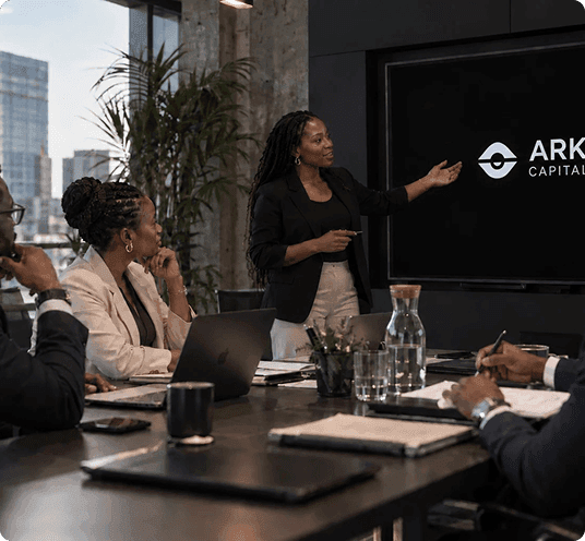Ark Capital Prefooter Graphic